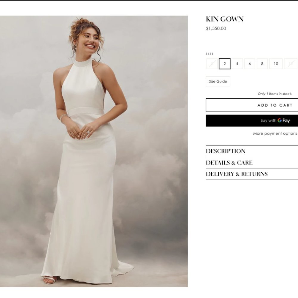 Catherine Deane KIN GOWN Size 14